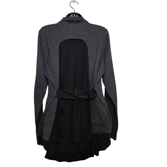 CAbi Jacket Love Carol Collection Size Medium Modern Mesh Grey Black Style 3184 - Picture 4 of 8